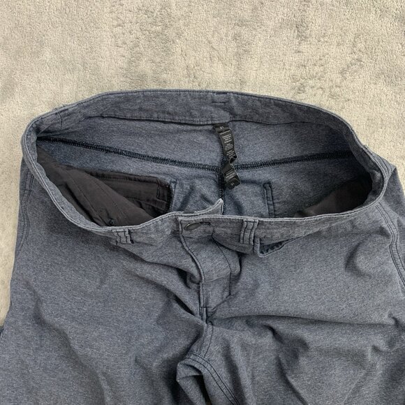 Lululemon ABC Pants Men 31x29” Slim Fit Trouser Tech Canvas Heathered Blue *FLAW - Picture 13 of 16